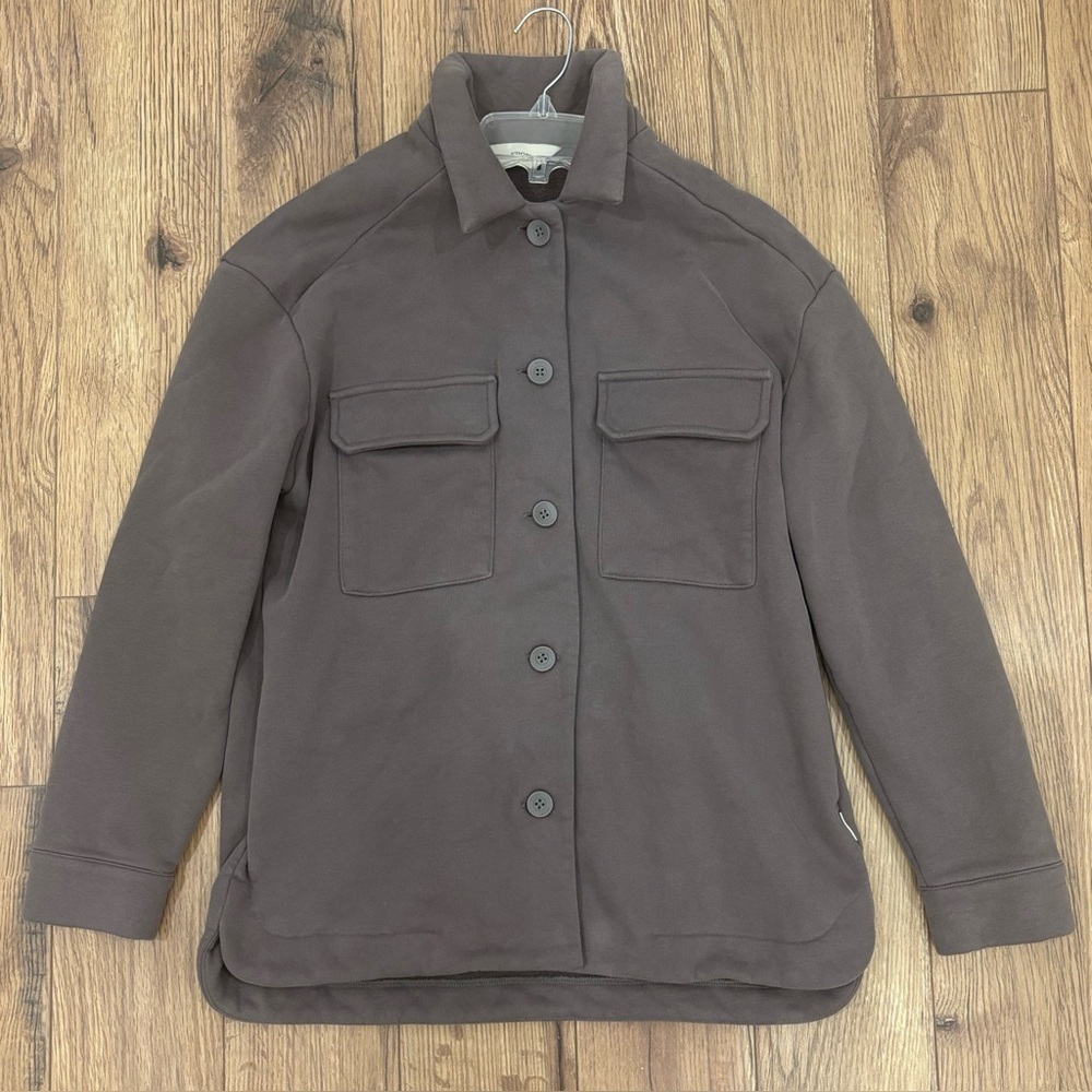Vuori Women's Restore Shirt Jacket Size Small In Chia